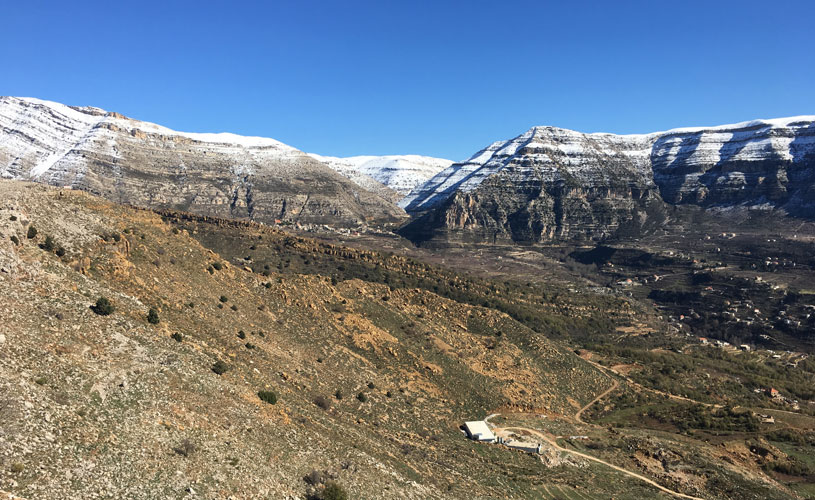 Viewpoint on Jabal Mneitra and Aaqoura